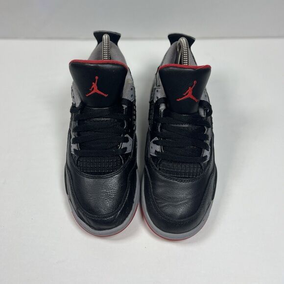 Nike Air Jordan 4 Retro "Bred Reimagined" Sz 13C Toddler OG RARE MJ (BQ7669-006) - Picture 4 of 7